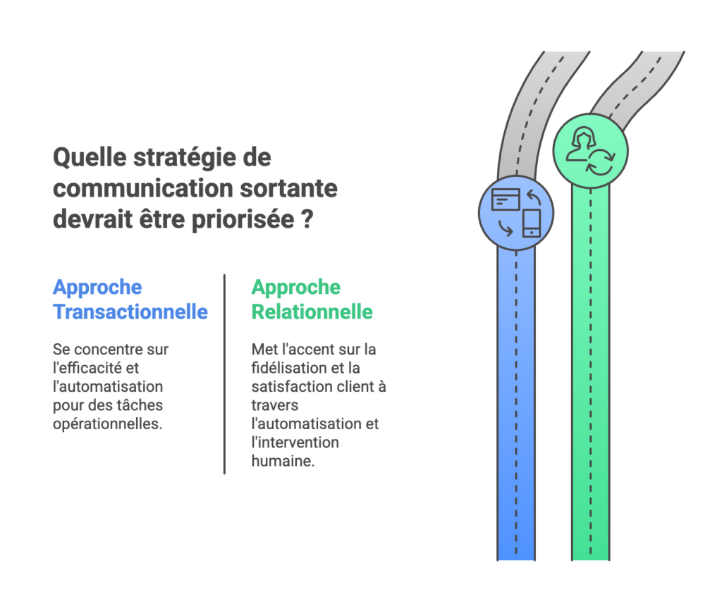 Quelle stratégie de communication sortante doit etre priorisée ?