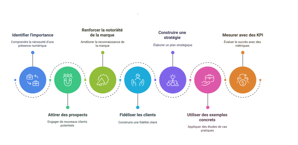 l’élaboration d’une stratégie de communication digitale.